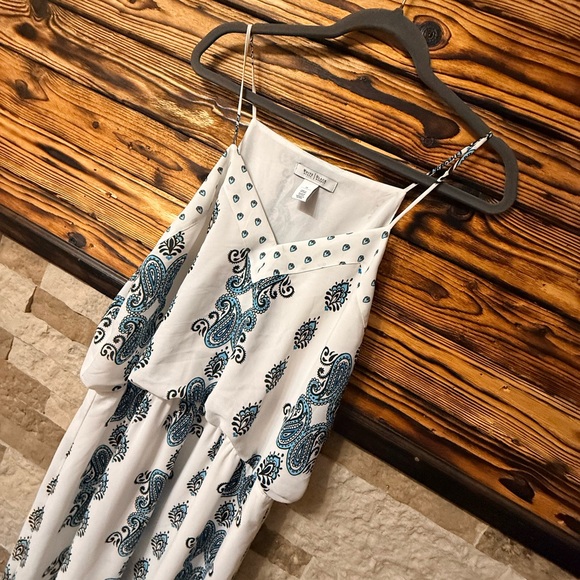 White House Black Market Paisley Maxi Dress Plus Size 14 - Picture 3 of 8